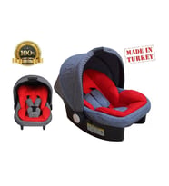 Norfolk Porto Easy Fit Lüx Pedli Bebek Taşıma Koltuğu - Ana Kucağı Koltuğu - Kırmızı (Standart)
