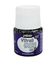 Pebeo Vitrail Şeffaf Cam Boyası 45ml Menekşe 25