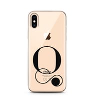 Iphone Xs Harf Tasarımlı Telefon Kılıfı Q-Harfi 