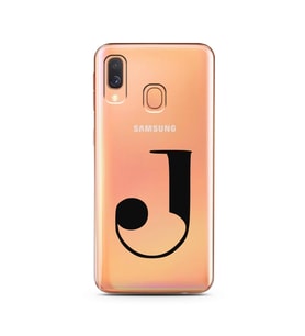 Samsung A40 Harf Tasarımlı Telefon Kılıfı J-Harfi 