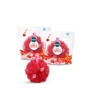 Balmy 2'li Çilek Sabunlu Banyo Lifi