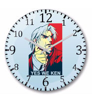 Yes we Ken  Duvar Saati Bombeli Gercek Cam