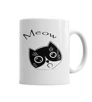 Cat Meow Kedi Kupa Bardak Porselen