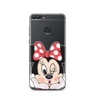 Minne Tasarımlı Süper Şeffaf Silikon Telefon Kılıfı Huawei P Smart 