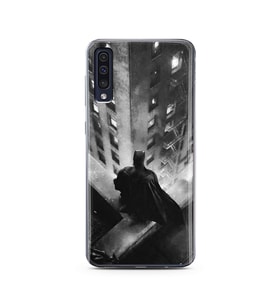 Batman Tasarım Süper Şeffaf Silikon Telefon Kılıfı Samsung A50