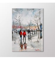 Arty Tablo Suluboya Meydan Tablo (Karışık)