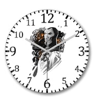 League Of Leegends Jhin Duvar Saati Bombeli Gercek Cam
