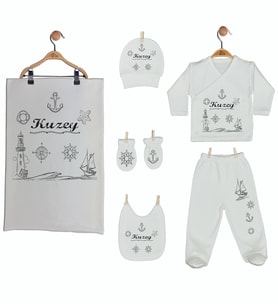 Pia Baby Gl 1928-07 İsme Özel Battaniye Zıbın Set
