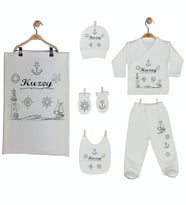 Pia Baby Gl 1928-07 İsme Özel Battaniye Zıbın Set