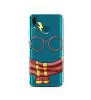 Harry Poter Tasarımlı Süper Şeffaf Silikon Telefon Kılıfı Huawei Y9 2019