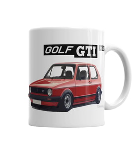 Golf MK2 Gti  Kupa Bardak Porselen