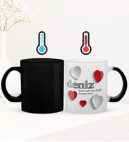 BK Gift Kişiye Özel Sevgili İsim Anlamı Sihirli Cam Kupa Bardak - 2