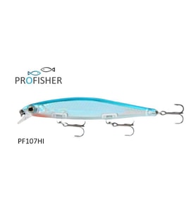 PROFISHER 3 Kanca Sahte Yem Yavaş Çökme 13 gr 11 cm Blue Sky