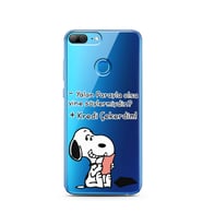 Snoopy Tasarımlı Süper Şeffaf Silikon Telefon Kılıfı Huawei Honor 9 Lite 