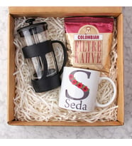 French Press Kupa Filtre  Kahve Hediye Seti