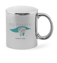 BK Gift Kişiye Özel Mesleki Diş Teknikeri Krom Kupa Bardak  1