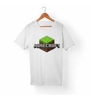 Minecraft Çocuk Beyaz Tişört