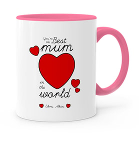 BK Gift Kişiye Özel En İyi Anne Pembe Kupa Bardak  8