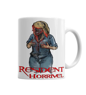Resident Horrivel Kupa Bardak Porselen