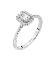 Sirius F Renk 0,16 Karat Baget Pırlanta Yüzük 0717R0265