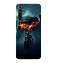 Batman Tasarım Süper Şeffaf Silikon Telefon Kılıfı Oppo Realmi 5i