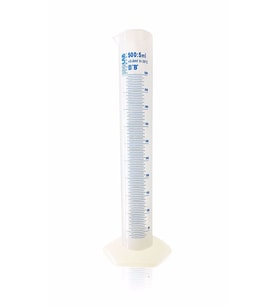 ISOLAB 500ml Plastik Mezür Mavi Skala (Çok Renkli)