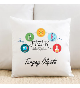 Fizik Mühendisine Hediye İsimli Yastık