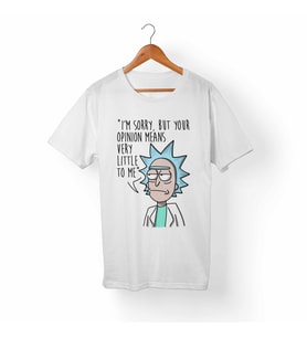 Rick And Morty Çocuk Beyaz Tişört