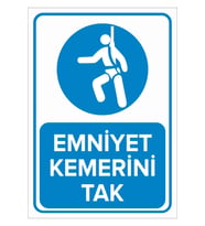 MIGNATIS - Emniyet Kemerini Tak Levhası - Sac Malzeme 35x50cm