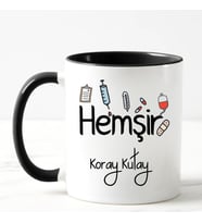 Hemşir Kupa Bardağı Siyah