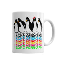 Penguins Pengüen Kupa Bardak Porselen