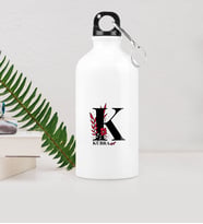 BK Gift Kişiye Özel K Baş Harf Ve İsimli Metal Suluk 500 Ml