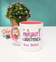 Anasınıfı Öğretmeni Kupa Bardak Pembe