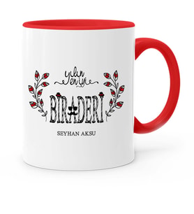 BK Gift Kişiye Özel Yılın En İyi Biraderi Kırmızı Kupa Bardak