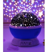 Star Master Dönen Projeksiyon Gece Lambası Mavi