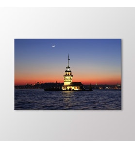 Arty Tablo Kız Kulesi Tablo (Karışık)