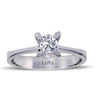 Lova G Renk 0,31 Karat Pırlanta Tektaş Yüzük - 1070018