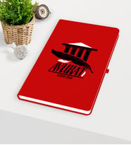 BK Gift Kişiye Özel Avukat Temalı Kırmızı Defter - 3