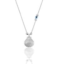 Söğütlü Silver Gümüş rodyumlu doricalı  gümüş midye kolye