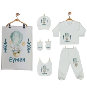 Pia Baby GL 2013 İsme Özel Balonlu Battaniye Zıbın Set