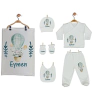 Pia Baby GL 2013 İsme Özel Balonlu Battaniye Zıbın Set