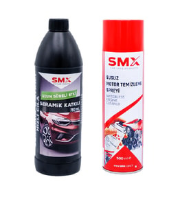 SMX SERAMİK KATKILI CİLA VE SUSUZ MOTOR TEMİZLEME