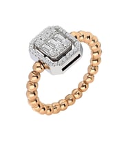 Sirius F Renk 0,42 Karat Baget Pırlanta Yüzük 0741R0040