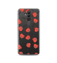 Şeker Tasarımlı Süper Şeffaf Silikon Telefon Kılıfı Huawei Mate 20 Lite