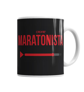 The Maratonista Kupa Bardak Porselen