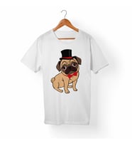 Pug Dog Çocuk Beyaz Tişört