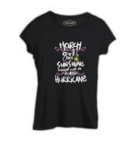 March Girls Siyah Kadın Tshirt