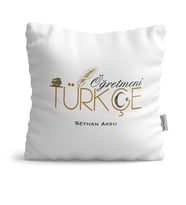 BK Gift Kişiye Özel Türkçe Öğretmeni  Yastık