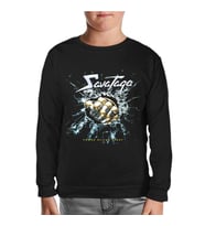 Savatage - Power of the Night Siyah Çocuk Sweatshirt