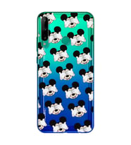 Mickey Tasarımlı Süper Şeffaf Silikon Telefon Kılıfı Huawei P40 Lite E